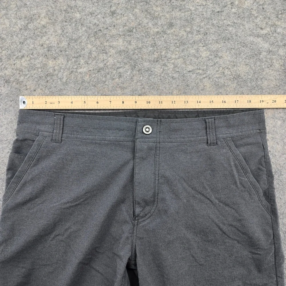 Kuhl Mens Hybrid Shorts Size 38 Gray Quick Dry Hiking Outdoor Drawstring Pockets